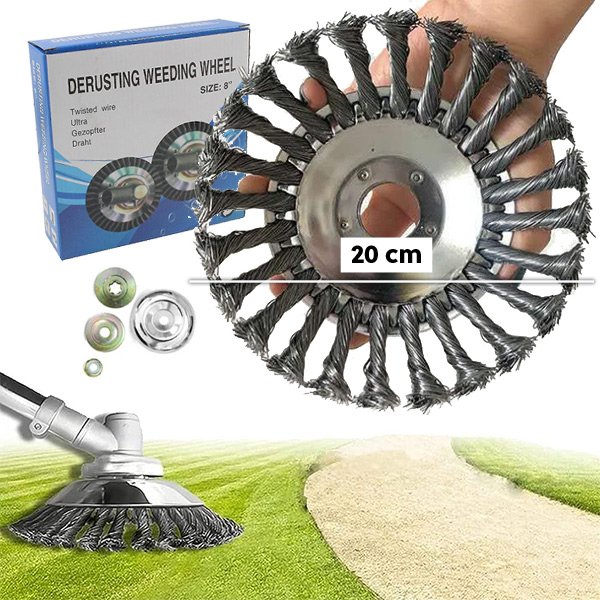 Ořezávací kartáč z ocelového drátu - trimmerhead