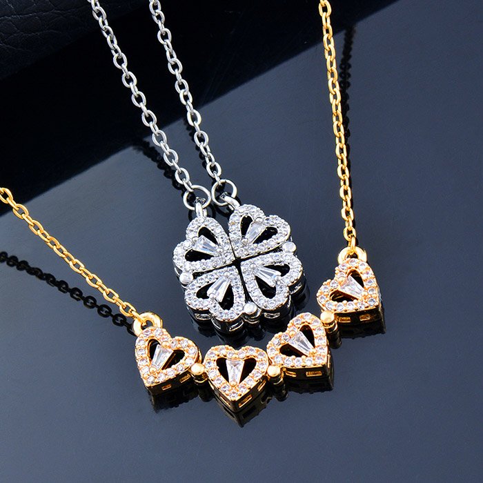 2 v 1 Náhrdelník ve tvaru srdce - Hearty