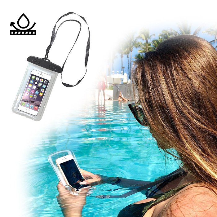 UNIVERZÁLNÍ VODOTĚSNÝ KRYT NA MOBILNÍ TELEFON