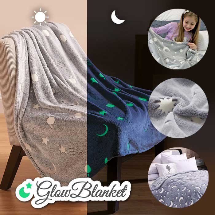 Kouzelná deka, která svítí ve tmě - GlowBlanket