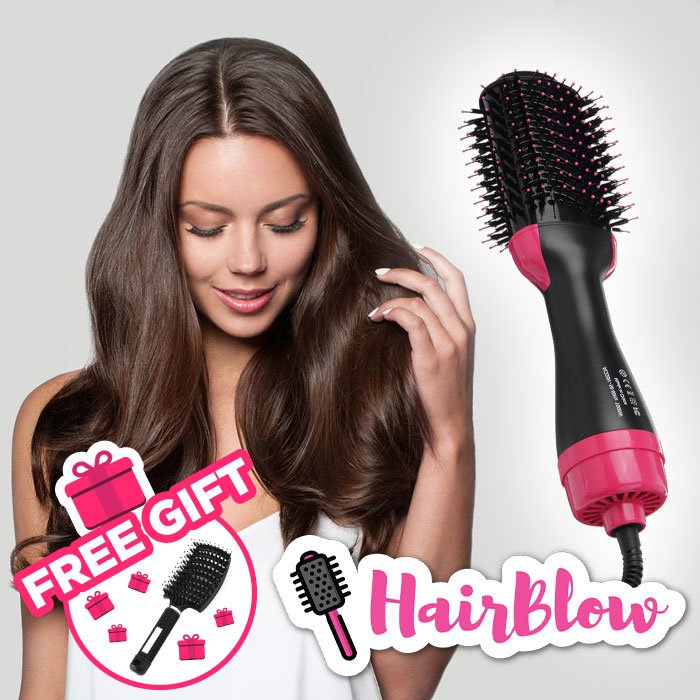 Fén na vlasy 2v1 + Hřeben na vlasy GRATIS