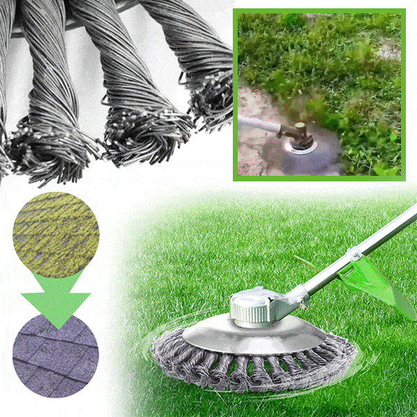 Ořezávací kartáč z ocelového drátu - trimmerhead