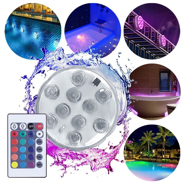 VODĚODOLNÁ LED SVĚTLA (4 ks) - Poollights