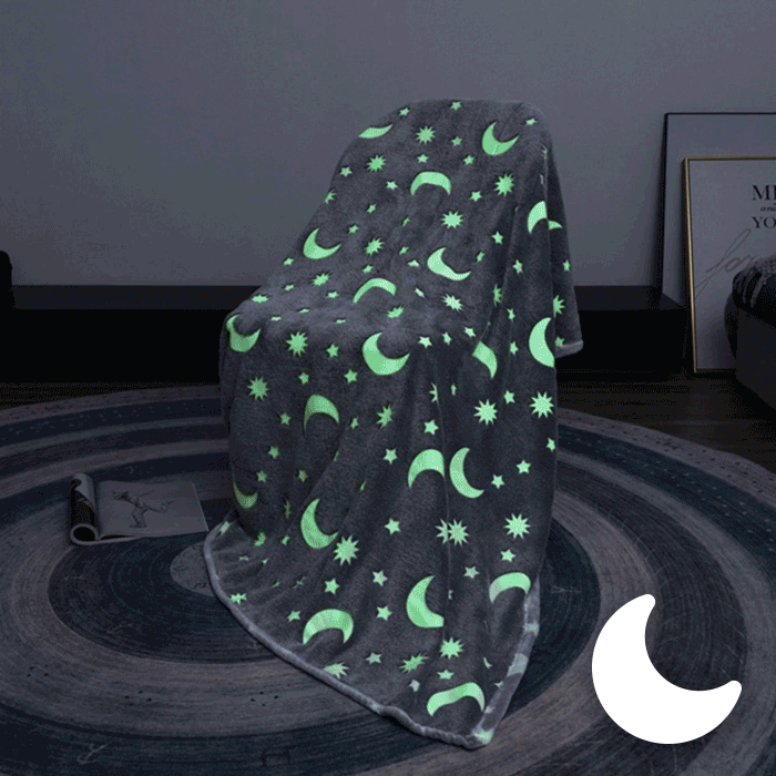 Kouzelná deka, která svítí ve tmě - GlowBlanket