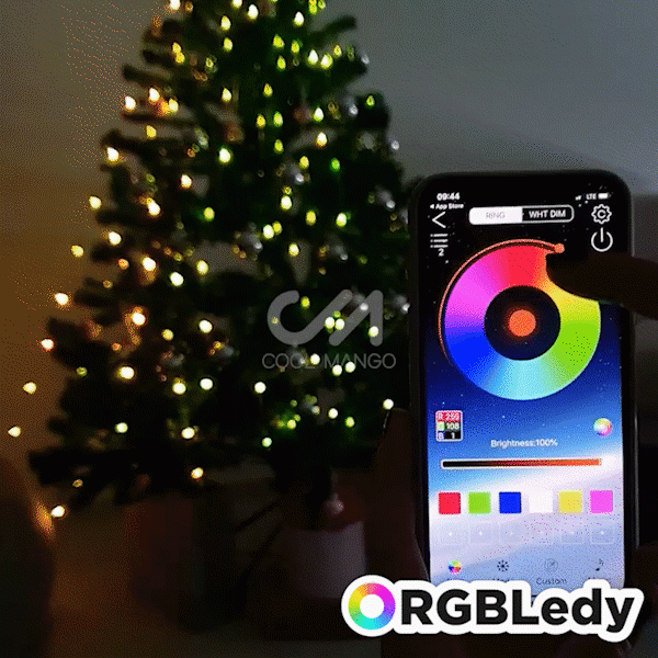 CHYTRÉ LED VÁNOČNÍ SVĚTLA - RGBLedy