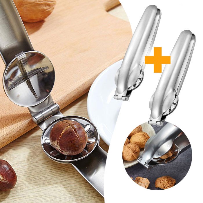 Příslušenství 2 v 1 pro vlašské ořechy a kaštany (1+1 GRATIS) - NutCracker