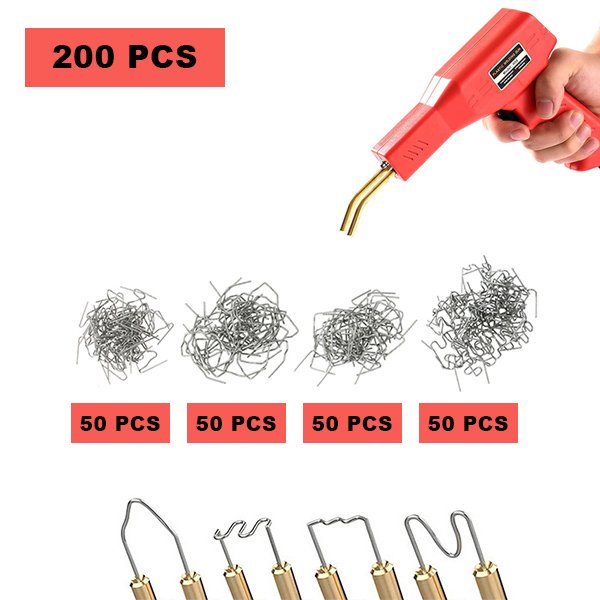 4 druhy svorek - 200 kusů - Weldystaple