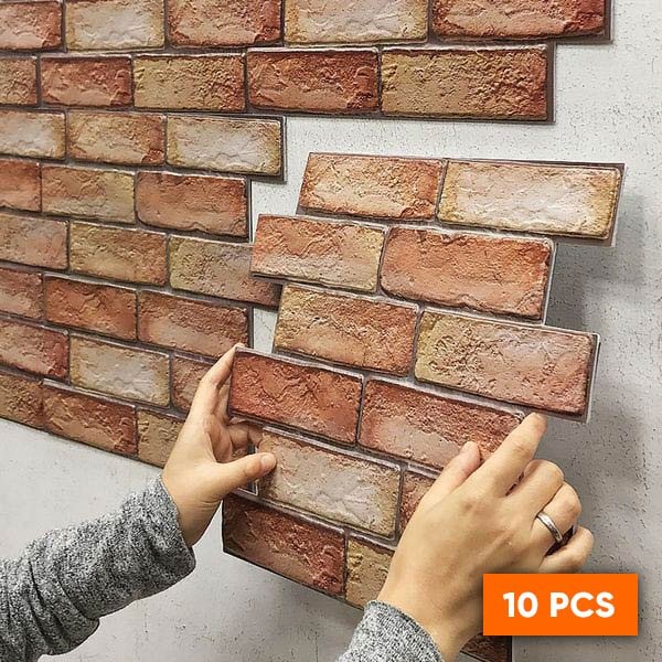 3D samolepky na cihlovou zeď - Wallsticker