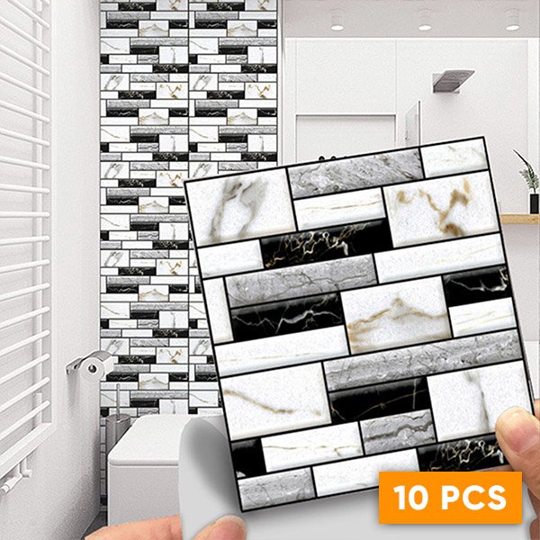 3D Mramorové samolepky na stěnu - Marmorsticker