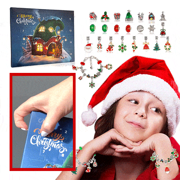 22-kusová sada adventních náramků - Bracy