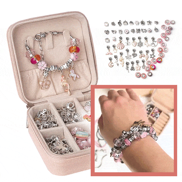 Sada pro výrobu náramků - Charmy