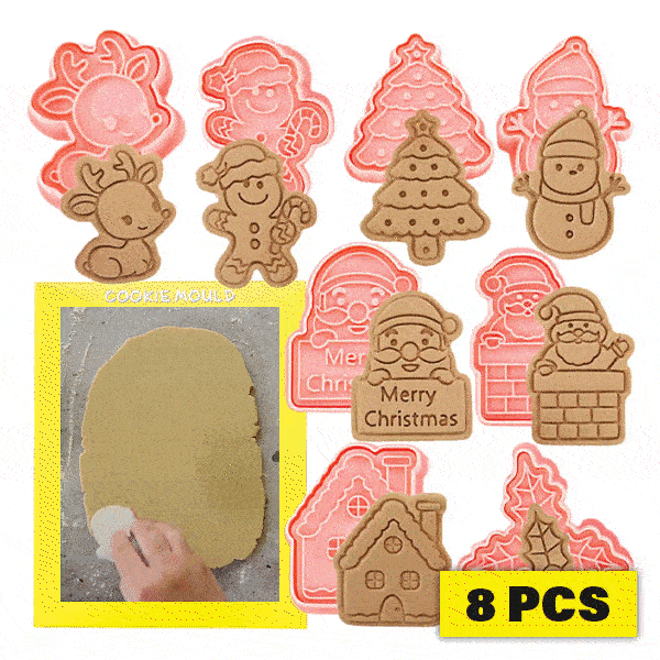 Vánoční formy na cukroví (8 kusů) - Biscuity