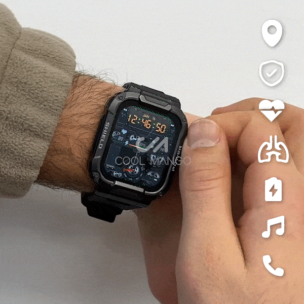 Vojenské chytré hodinky - Strongwatch