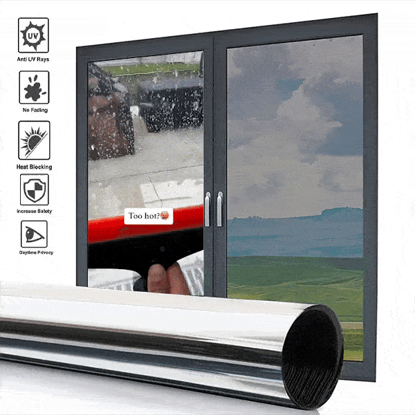 Zrcadlová fólie na okna - Privacyfoil