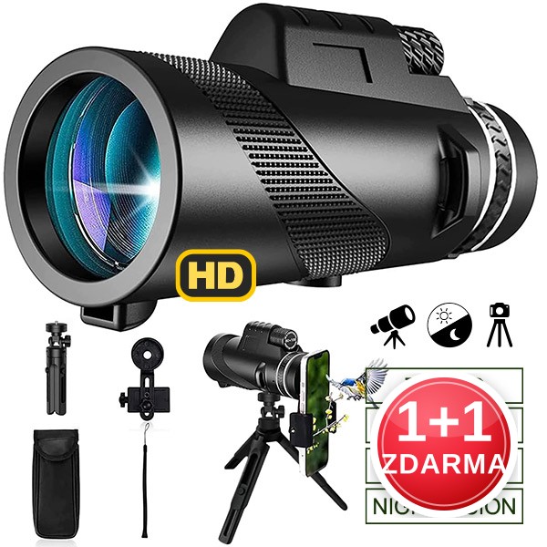 Monokulární dalekohled pro telefon - Telescopy (1 + 1 ZDARMA)
