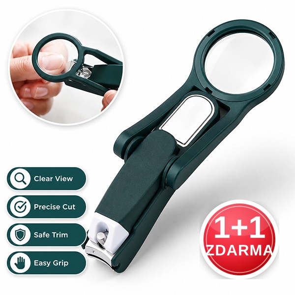 Nůžky na nehty s lupou - Clipscope (1 + 1 ZDARMA)